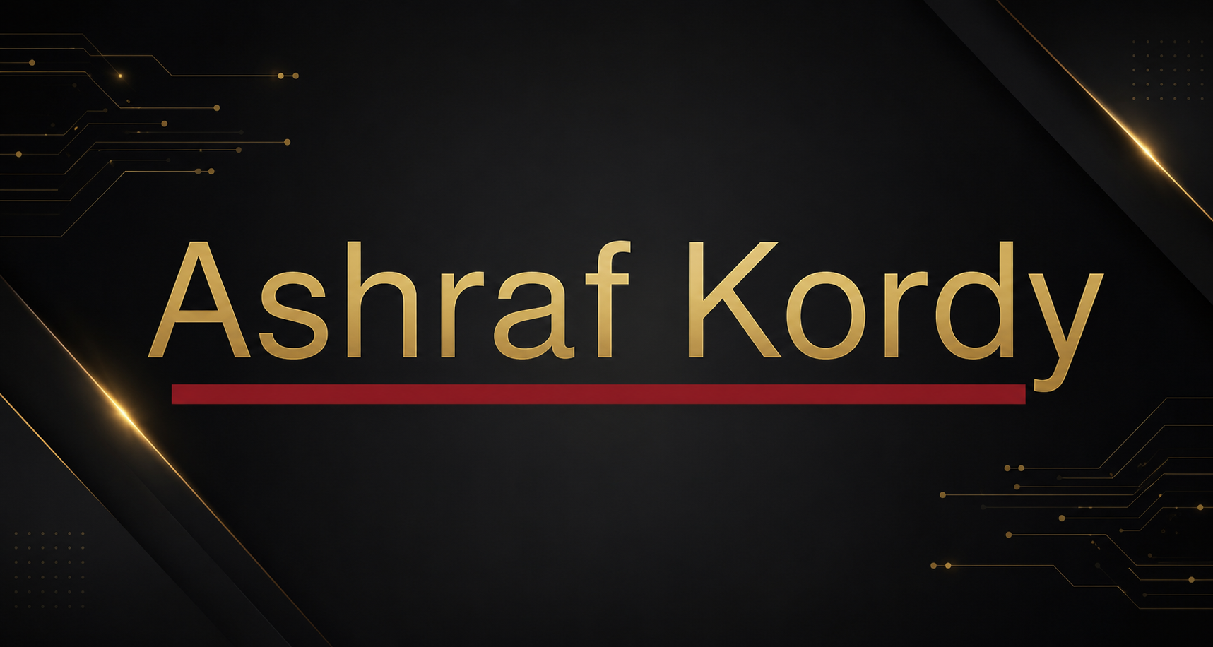 Ashraf Kordy Case Study